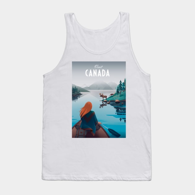 Visit Canada Tank Top by Anniko_story